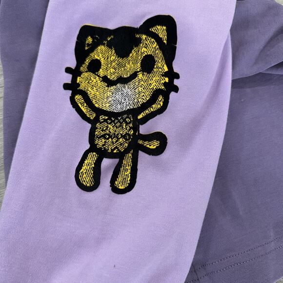 Heaven by Marc Jacobs Purple Bunny Graphic Long Sleeve Top Women’s S - Picture 10 of 12